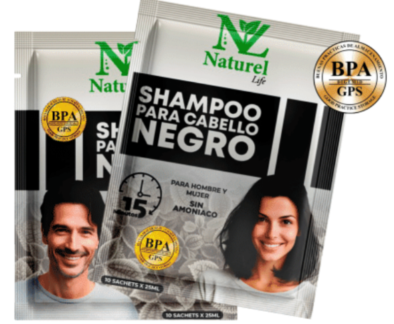 Shampoo Anticanas negro Naturel