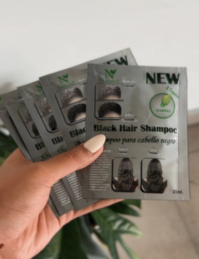 Shampoo Anticanas negro Naturel