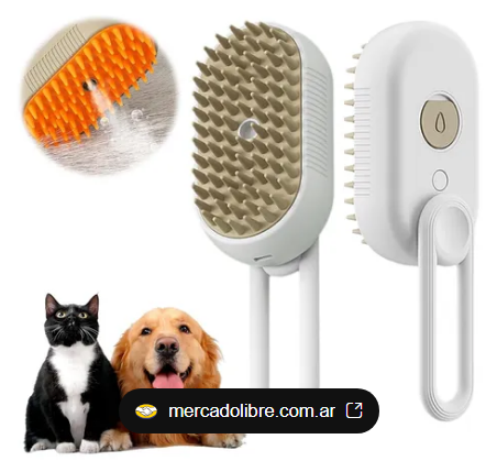 Cepillo De Vapor Para Gatos 3 En 1